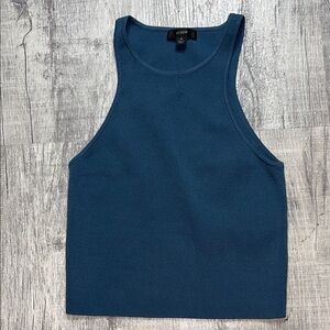 J. Crew Supersculpt racerback sweater-tank